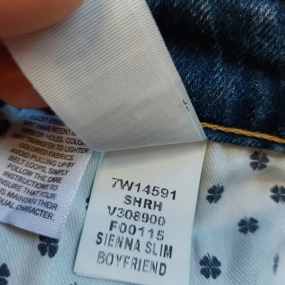 Lucky Brand Women's Blue Denim Boyfriend Cropped Leg Jeans 14 / 32 - Picture 11 of 13